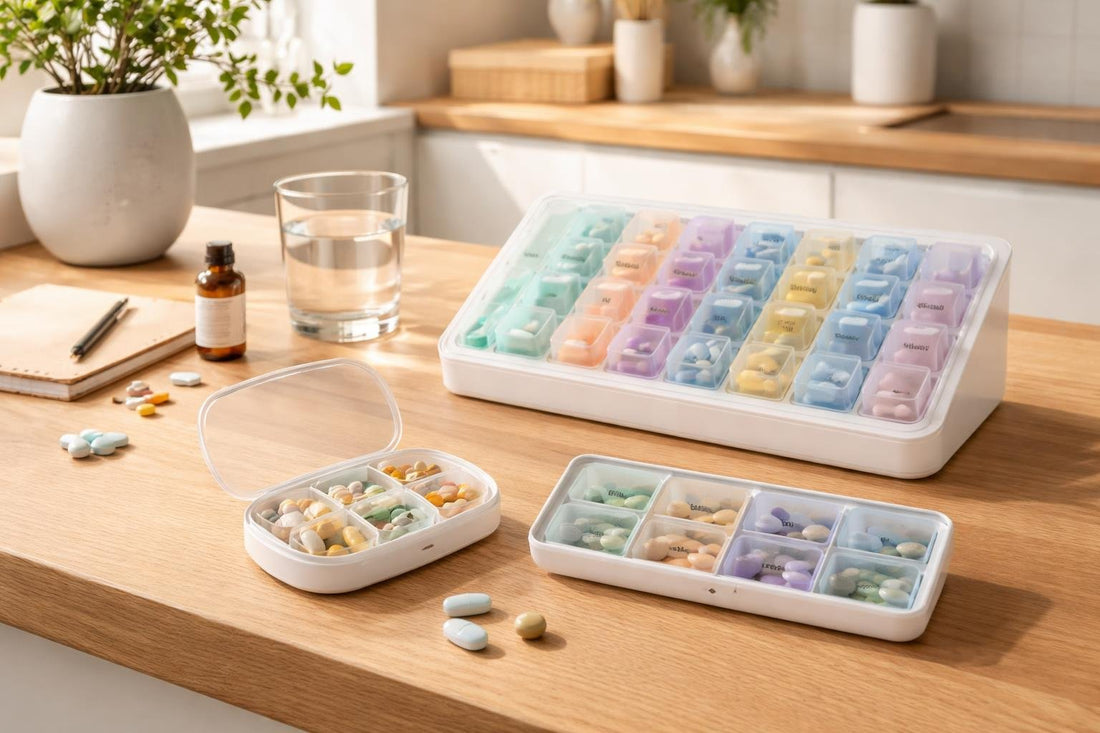 Beginner-friendly personal pill dispenser organiser for daily routine