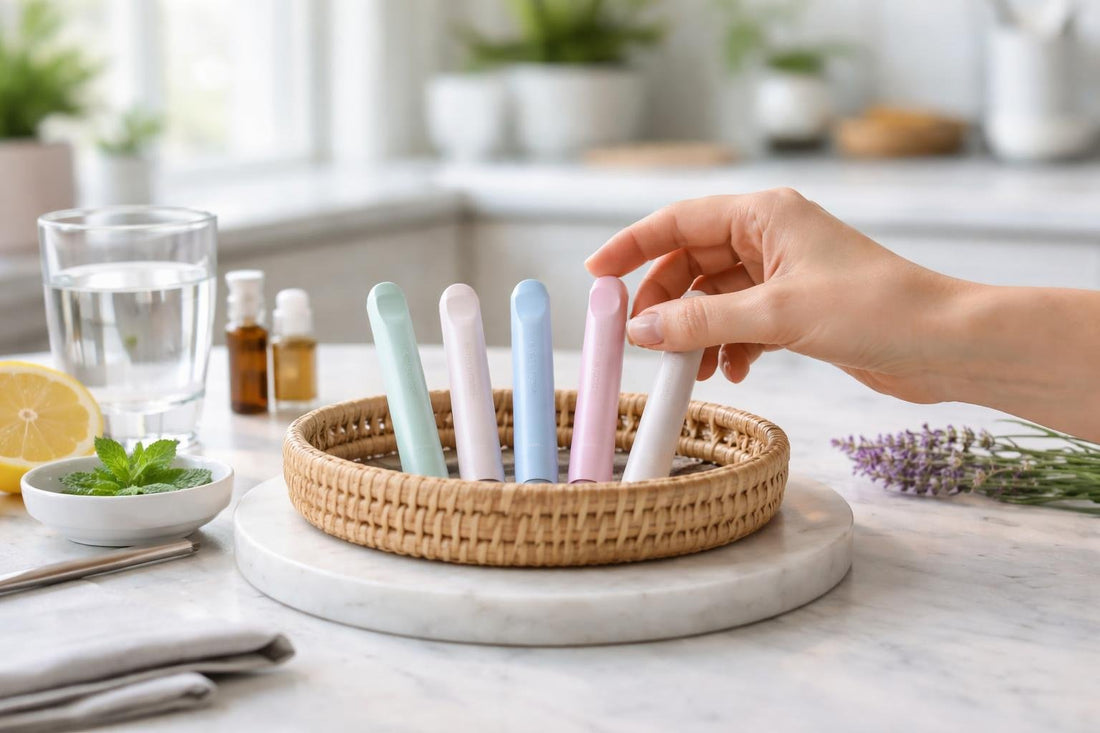 Beginner choosing a smokeless inhaler flavour in the UK