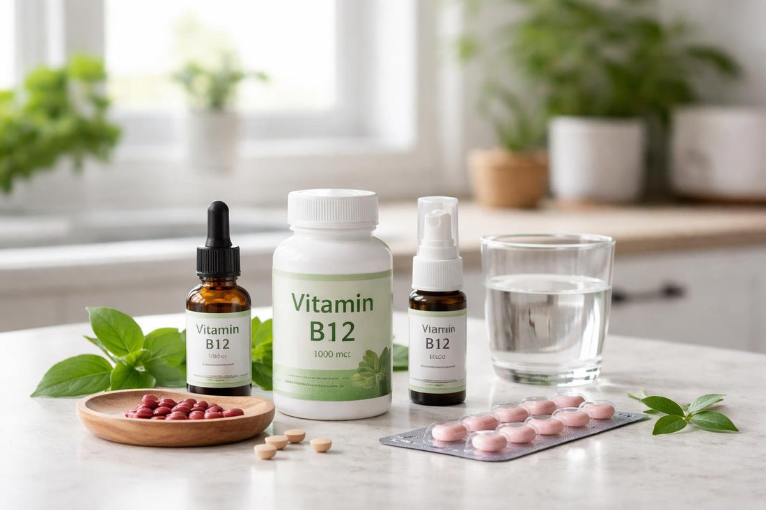 Beginner-friendly vitamin B12 supplements in different formats
