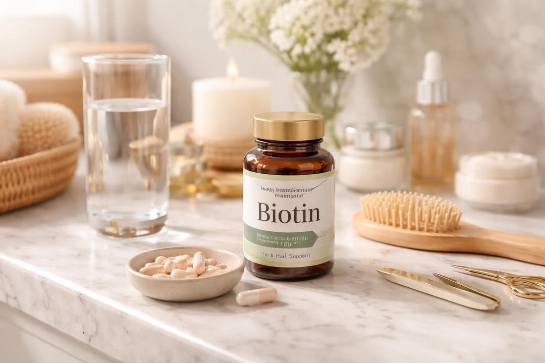 Biotin supplement routine for healthier-looking hair and nails