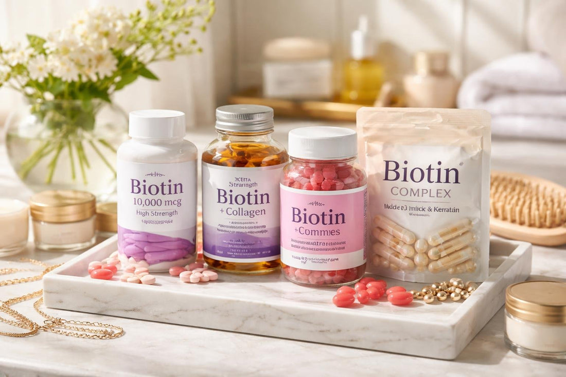 Biotin Vitamin B7 supplements for hair skin and nails