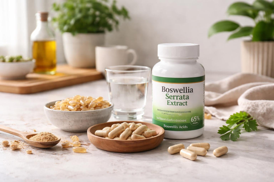 Boswellia serrata extract capsules for daily joint support