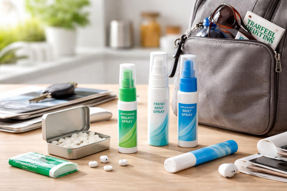 travel breath fresheners and pocket sprays on commute