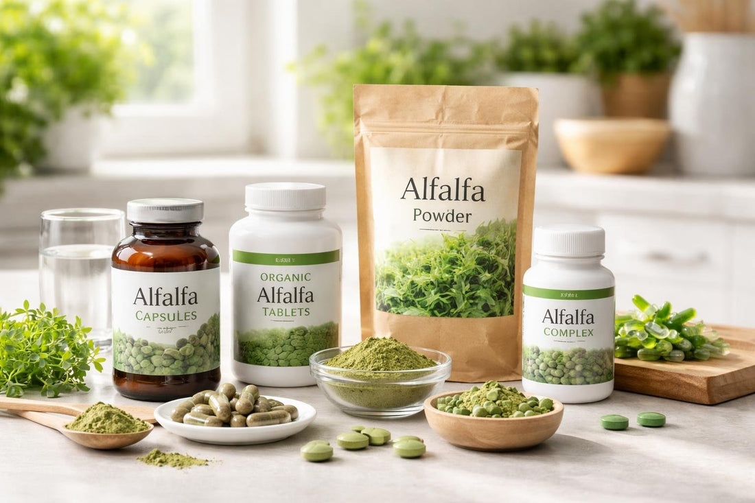 Budget alfalfa herbal supplement options for UK daily use