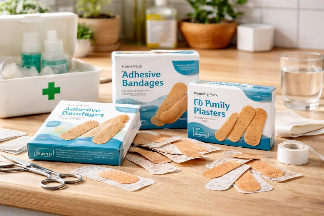 Budget adhesive bandage multipacks for UK home first aid