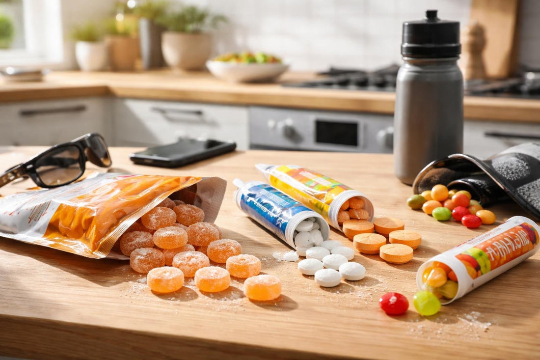 Budget endurance energy sports candy and mints for UK training