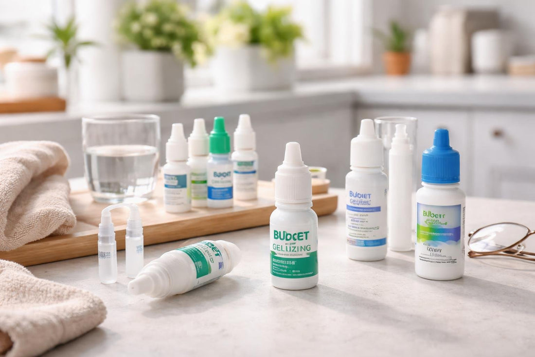 Budget moisturising eye drops for winter dry tired eyes