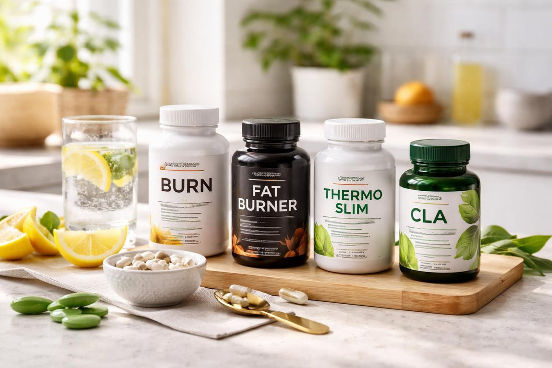 Budget fat burner supplements laid out for beginners