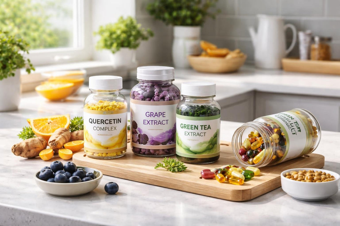 Budget flavonoid antioxidant supplement options compared for UK shoppers