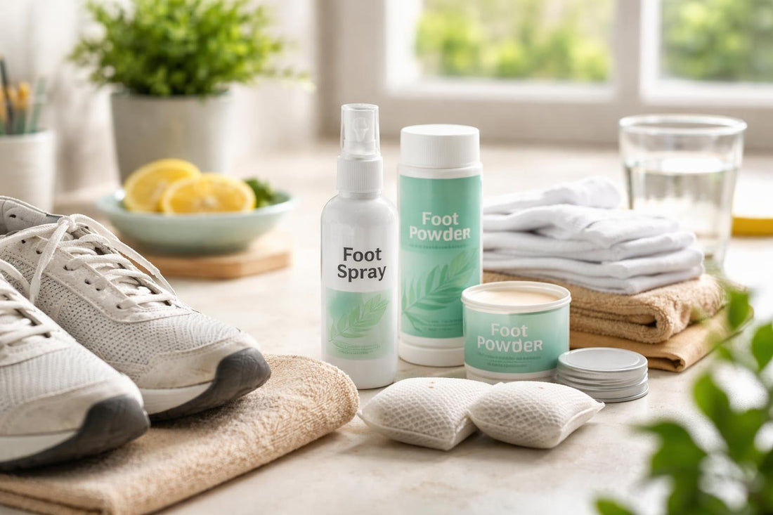Budget foot odour control options for summer trainers