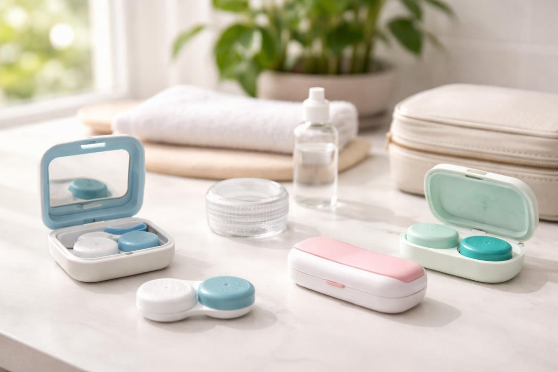 Budget contact lens storage cases for travel and daily use