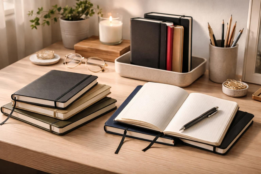 Budget-friendly Moleskine notebooks in different sizes and rulings