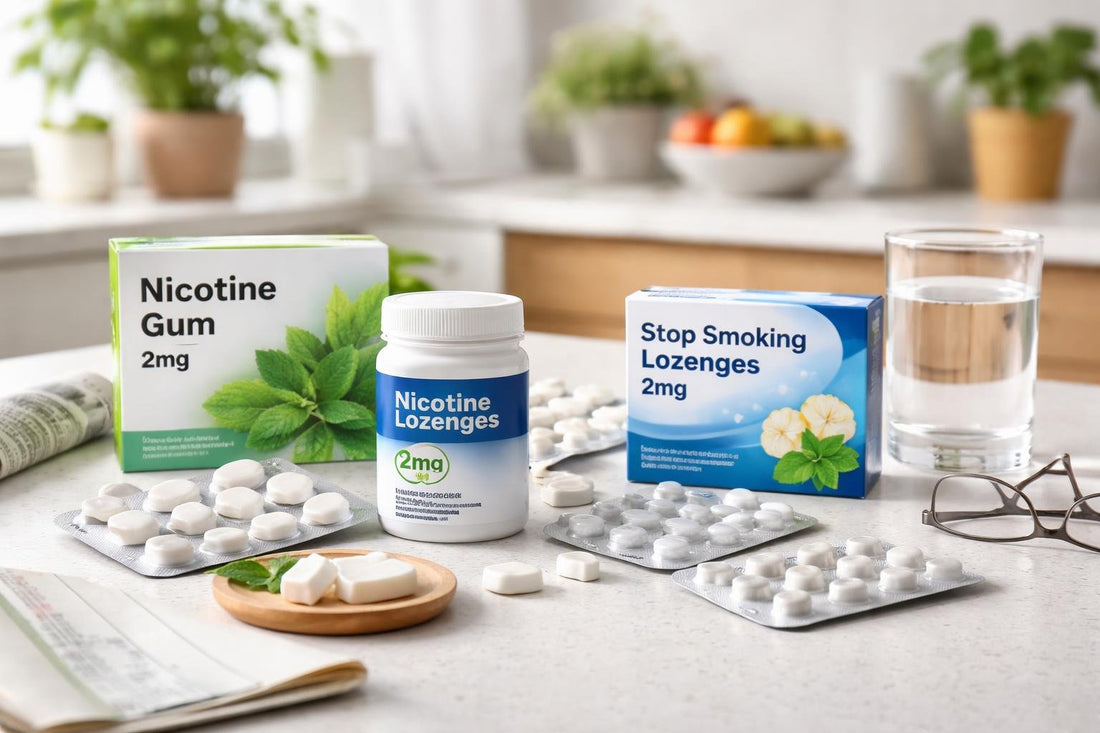 Budget nicotine gum and lozenges for quitting smoking UK