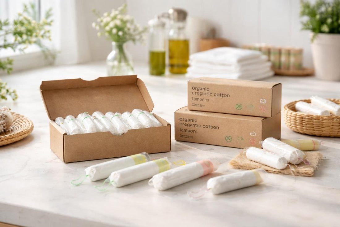 Budget organic cotton tampons in different absorbencies