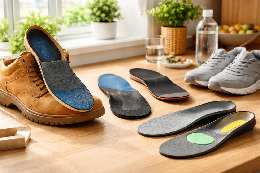 Affordable orthotic insoles in UK work and walking shoes