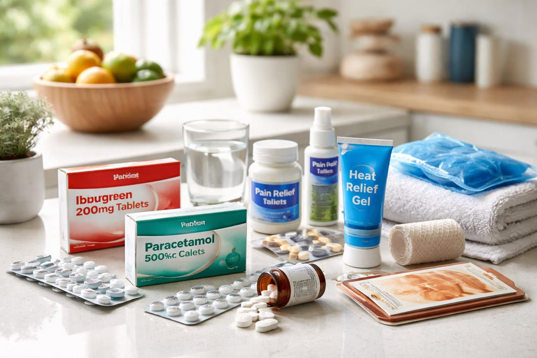 Budget pain relief options: tablets, gels, heat and cold
