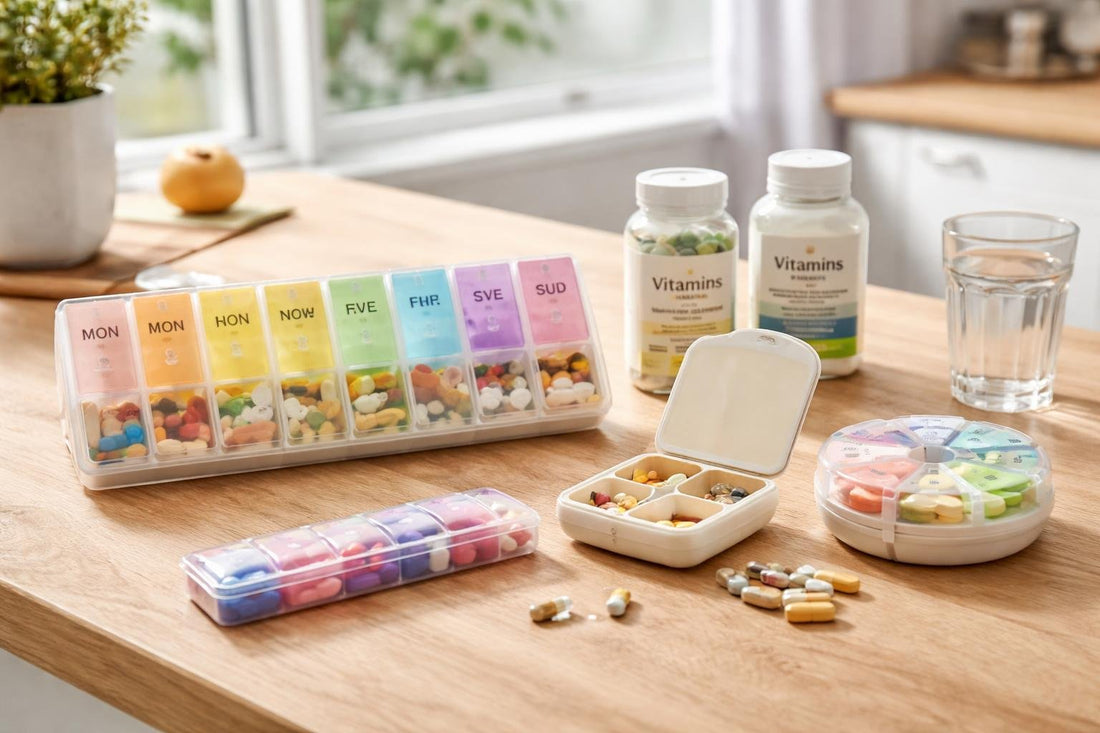 Budget personal pill organiser styles for daily meds UK