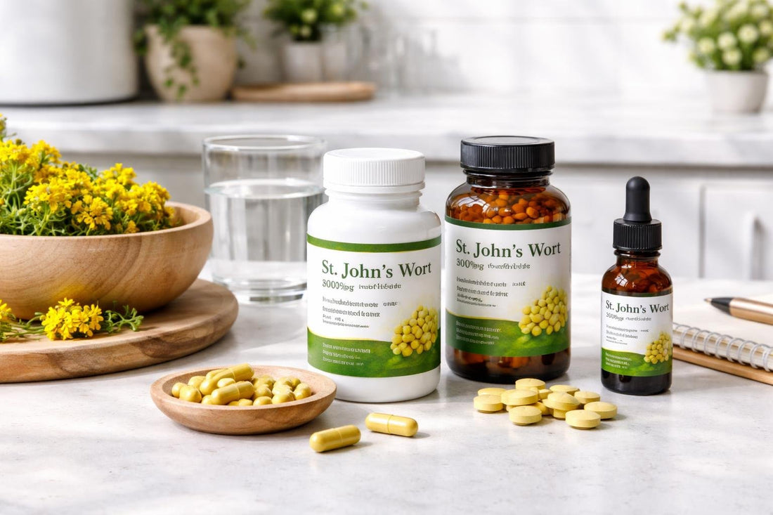 Affordable St. John’s Wort supplement capsules and tablets