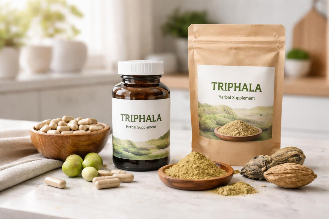 Triphala capsules and powder for budget daily use