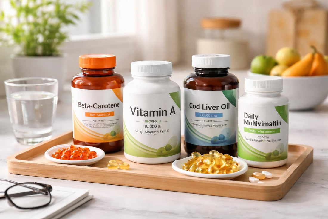 Affordable vitamin A supplement types compared for UK shoppers