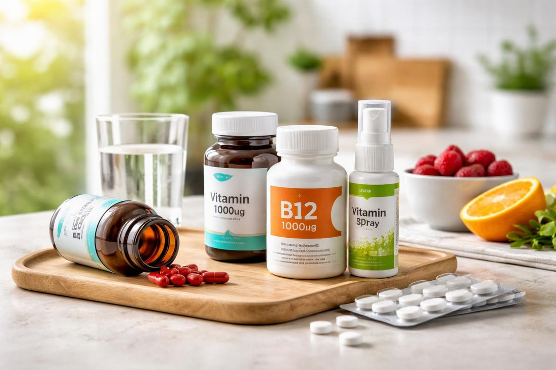 Budget vitamin B12 supplement formats for daily wellbeing