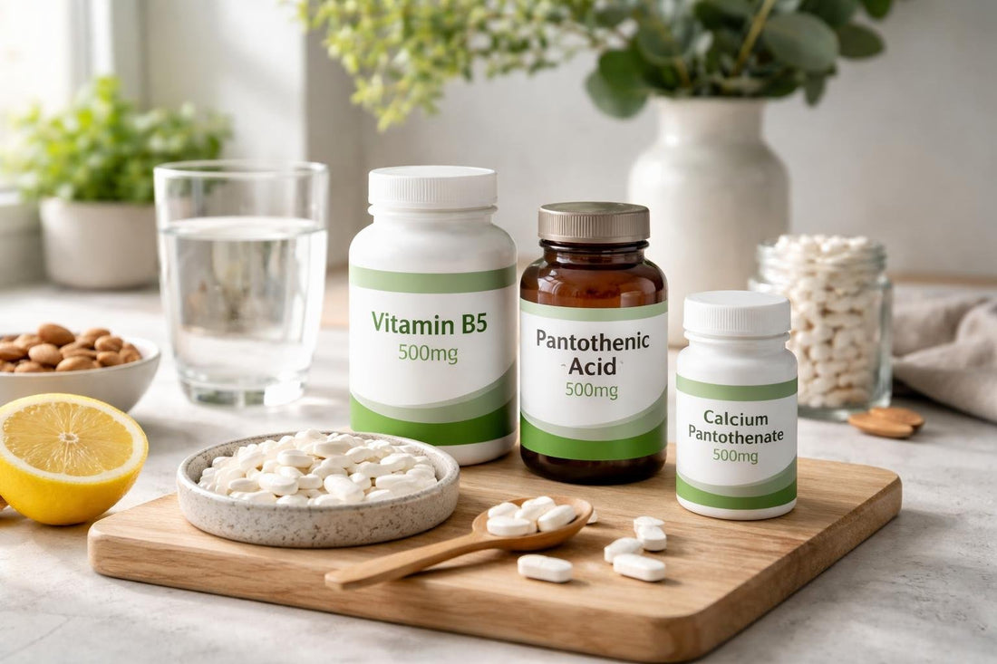 Budget Vitamin B5 pantothenic acid capsules and tablets guide