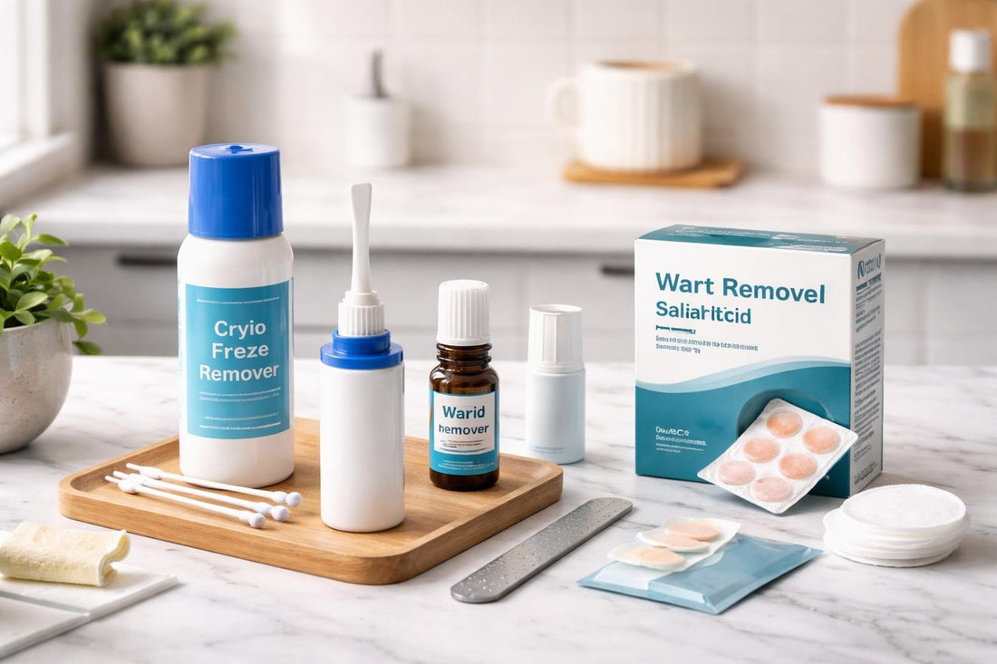 Budget wart removal products and applicators for home use