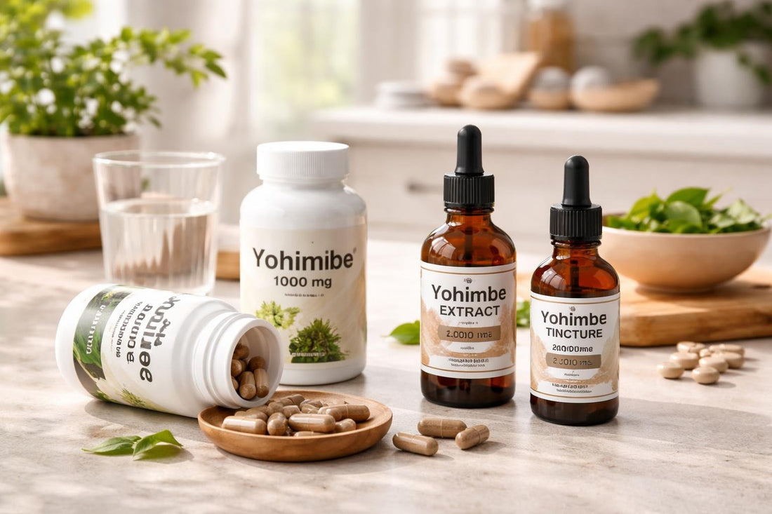 Budget yohimbe capsules and liquid extract options in UK