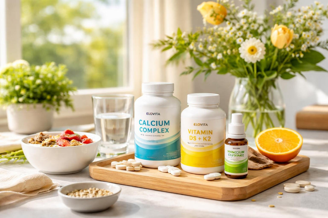 Calcium mineral supplement range for spring wellness routine