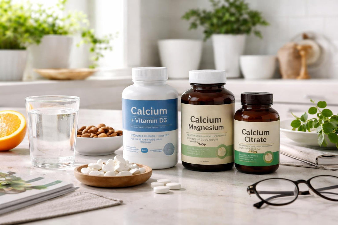 Calcium supplements with vitamin D for adults over 50