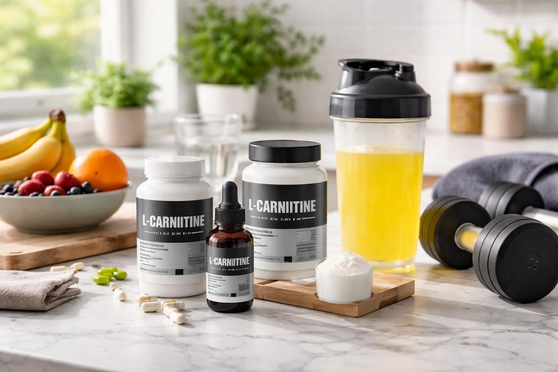 Carnitine nutrition supplements for daily energy and workouts