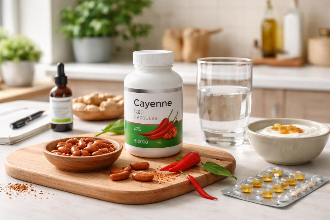 Cayenne supplements and troubleshooting tips on table