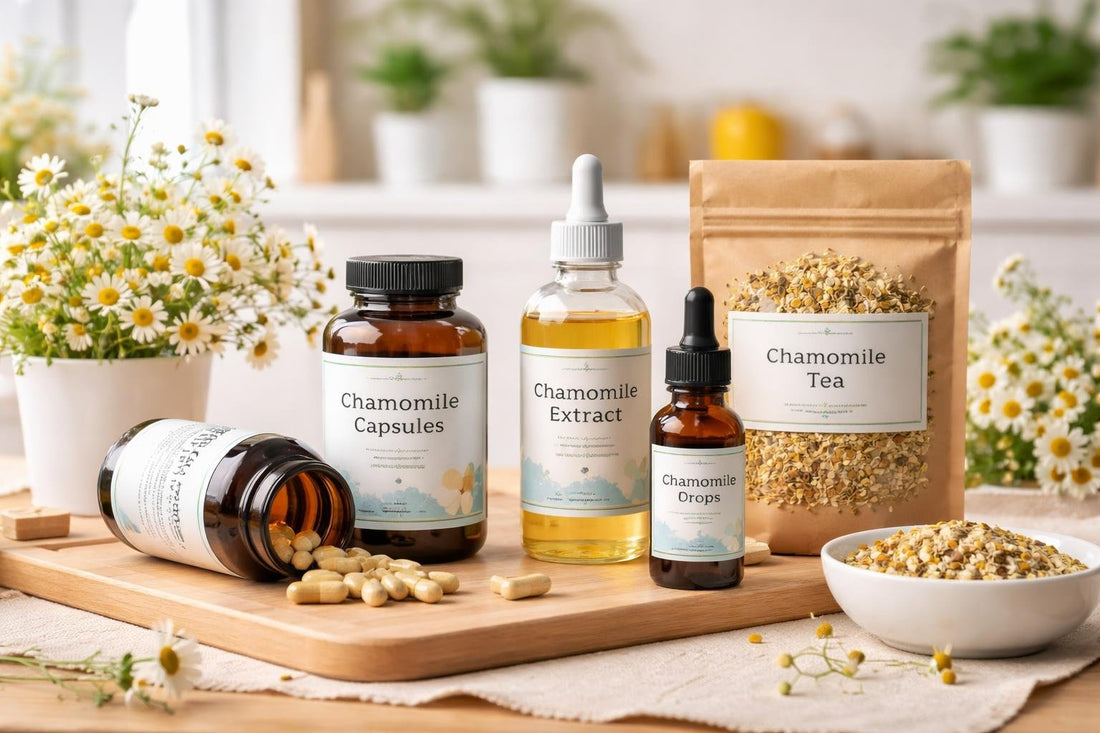 Chamomile supplements selection for better sleep
