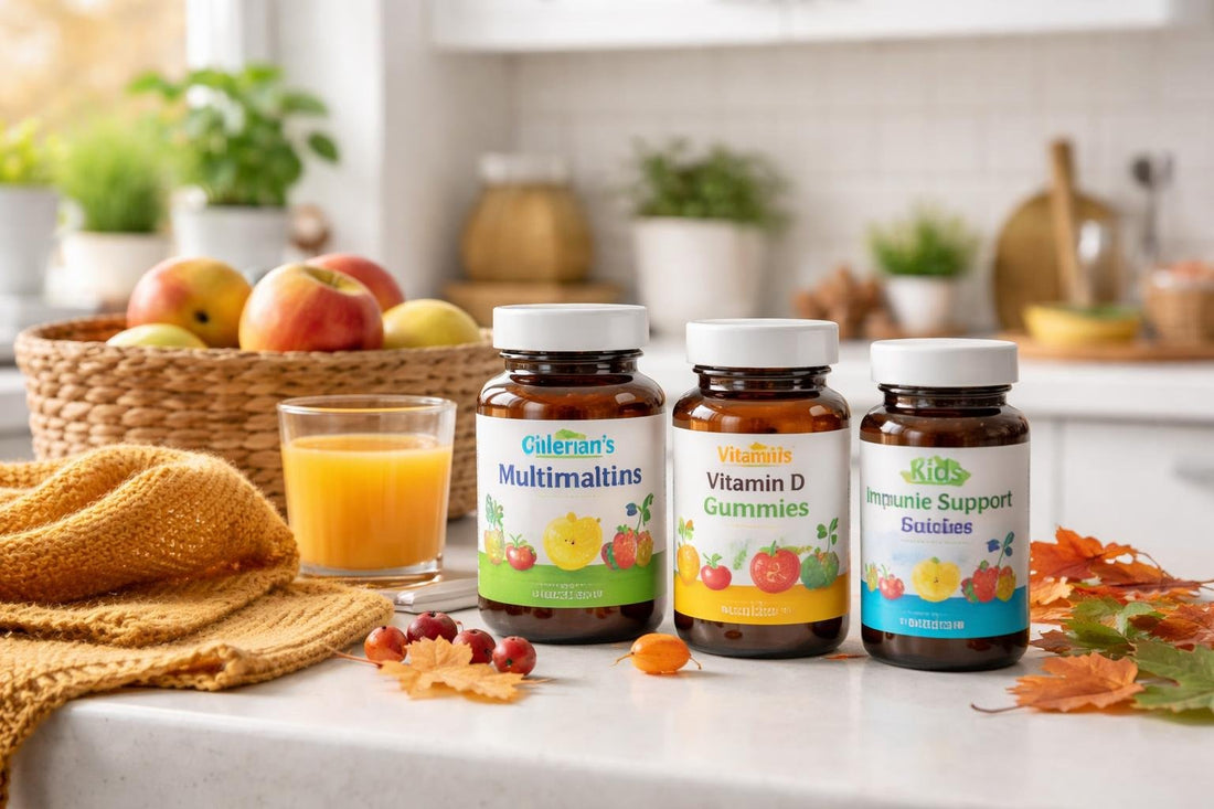 Children’s daily vitamin essentials for autumn and winter