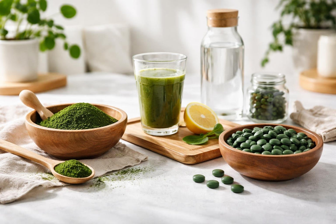 Chlorella powder and tablets for daily UK routines