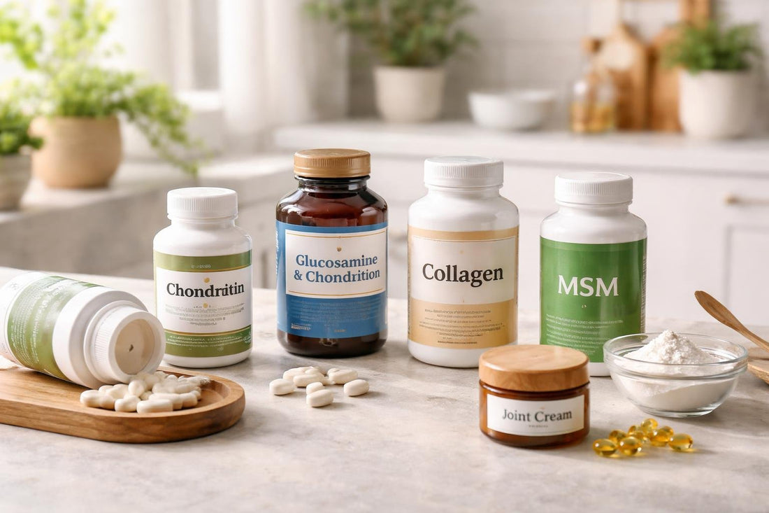 bottles of chondroitin supplements and alternatives