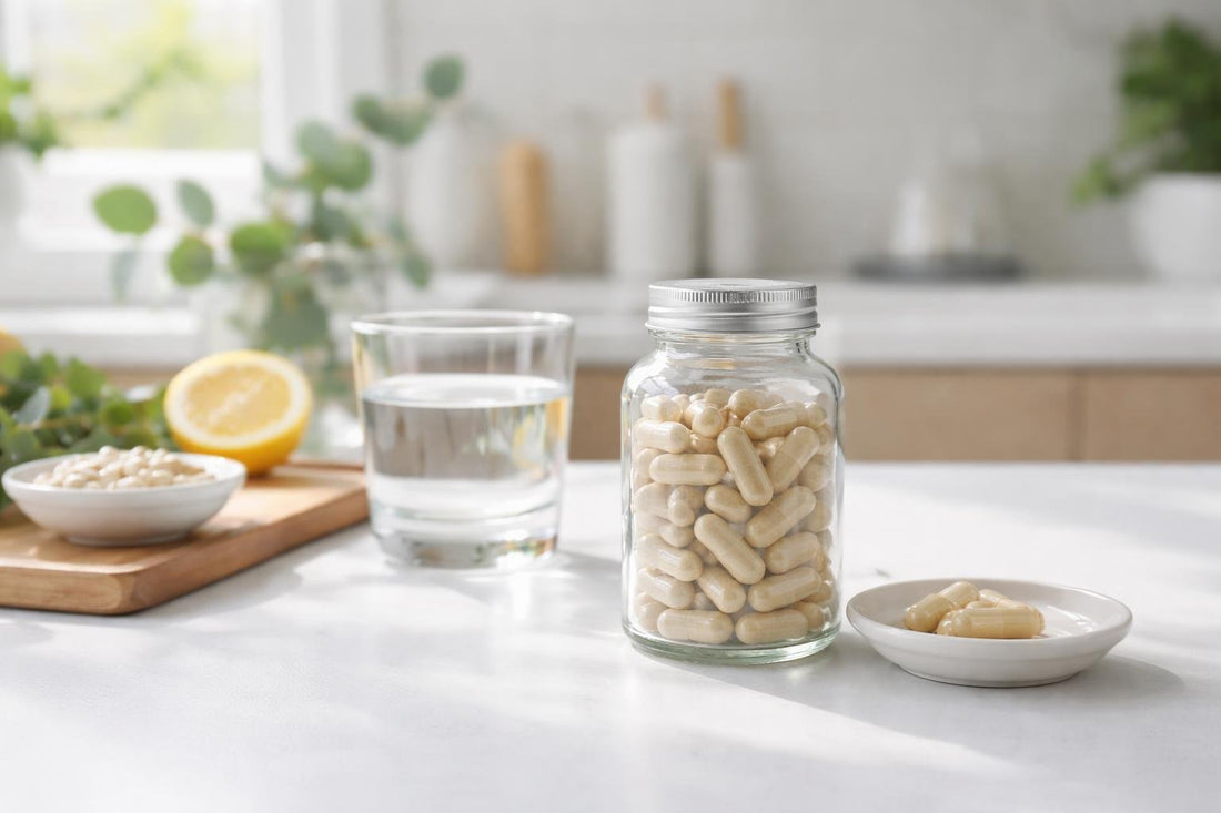 Chondroitin and glucosamine complex capsules for joint support
