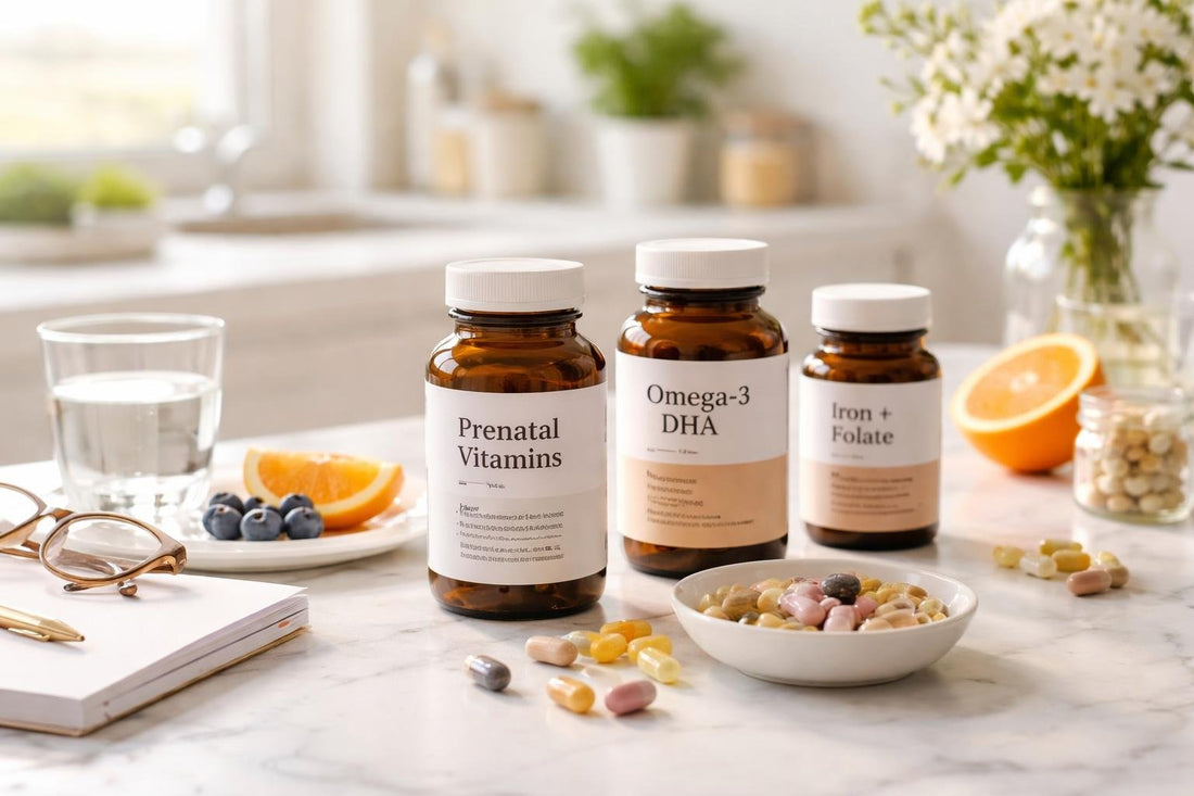 Choosing a prenatal vitamins range with key nutrients