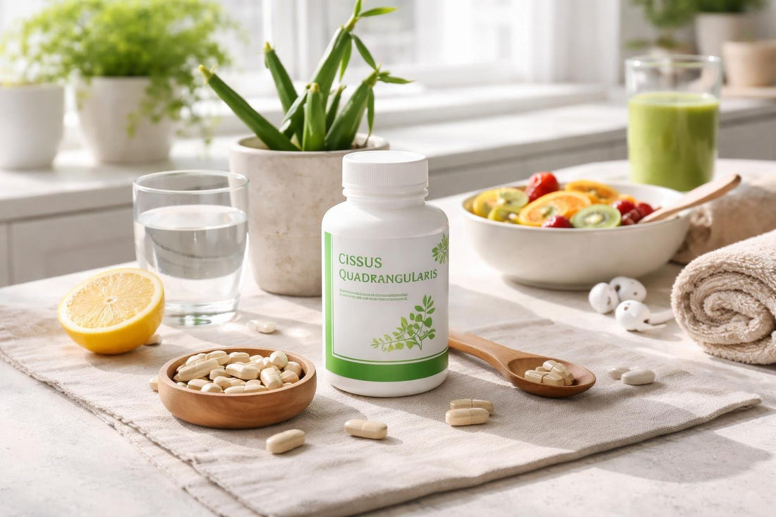 Cissus quadrangularis capsules and seasonal UK wellness routine