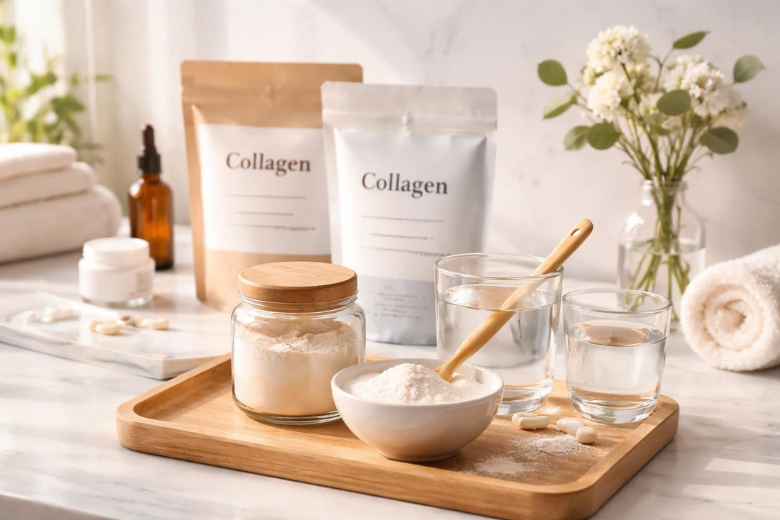 Hydrolysed collagen powders for skin and joints