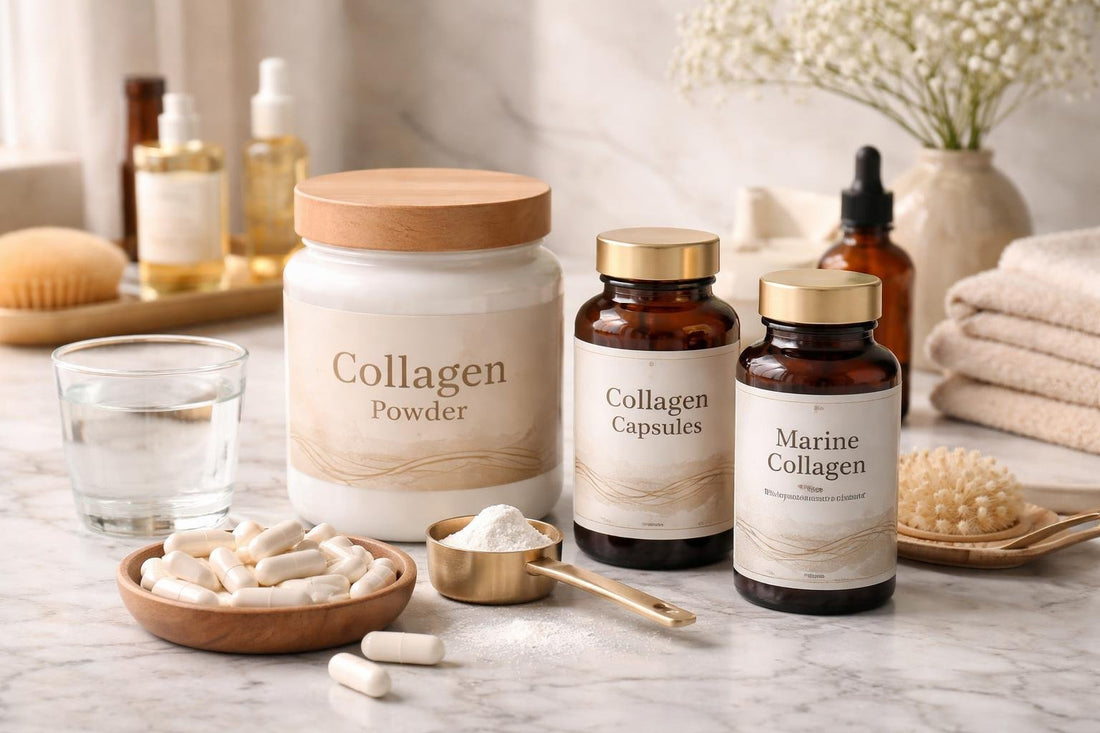 Collagen powder and capsules for skin and joint support