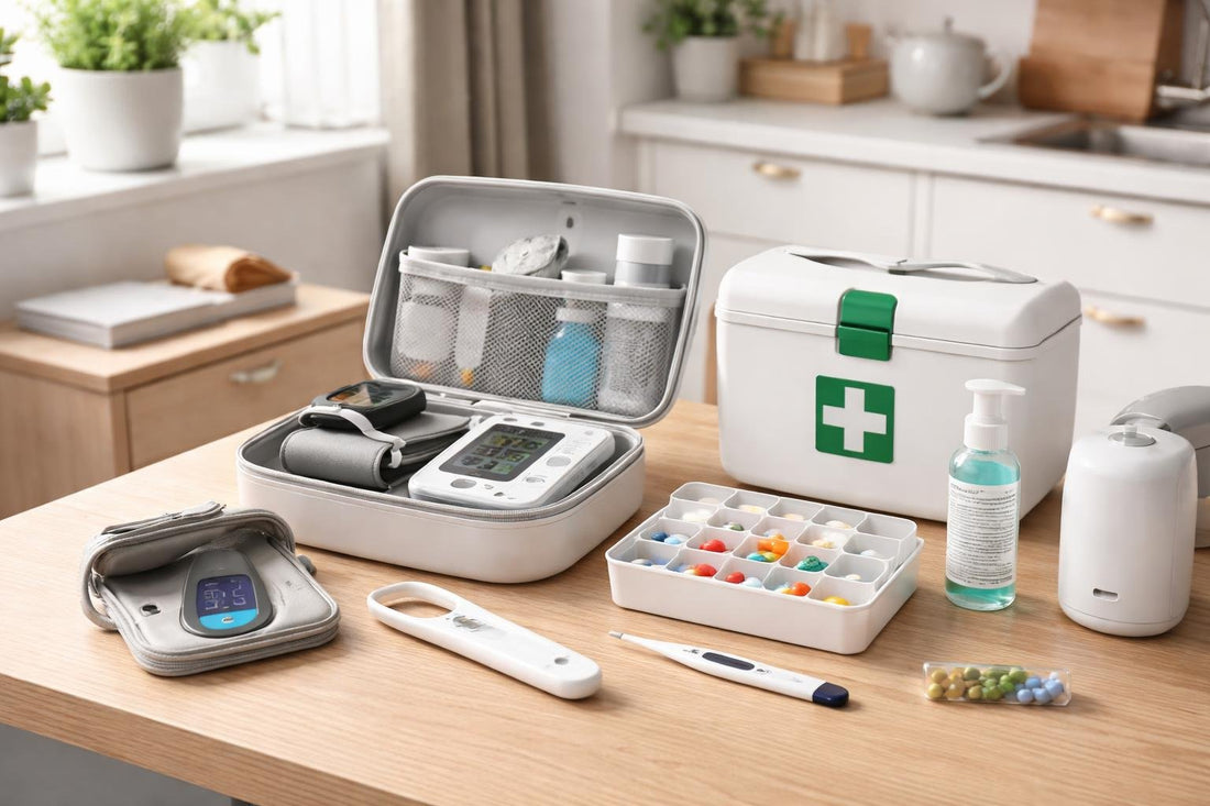 Compact home medical supplies and storage solutions