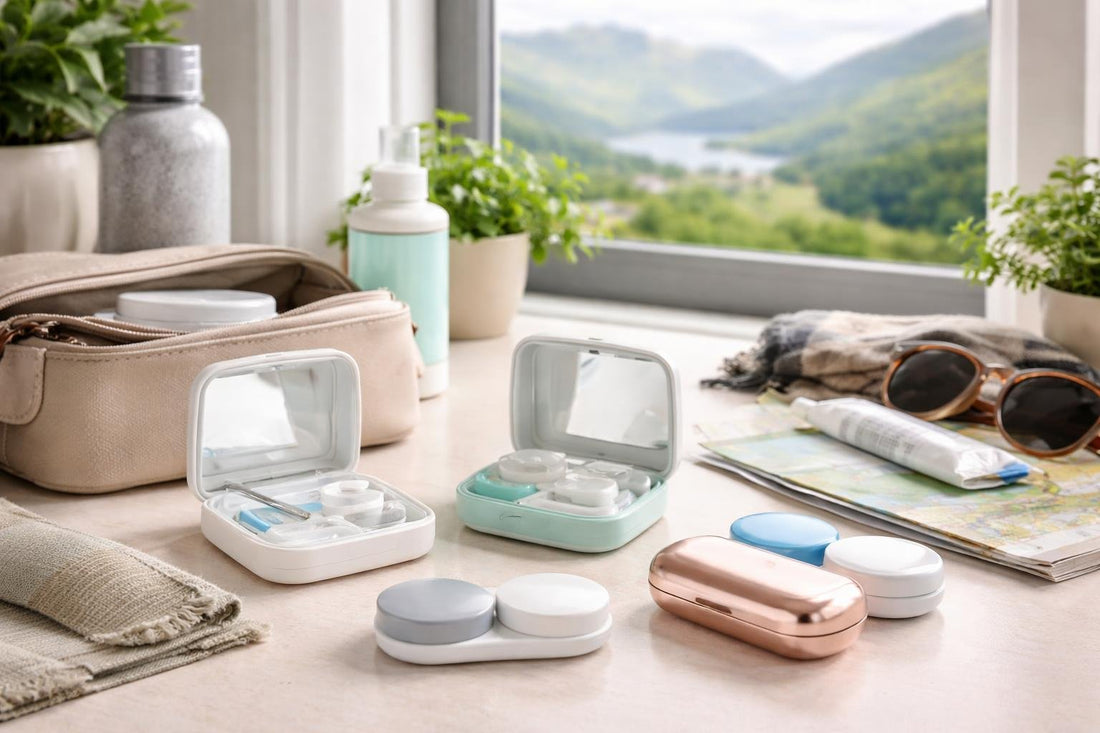 Travel and daily contact lens storage cases in Scotland