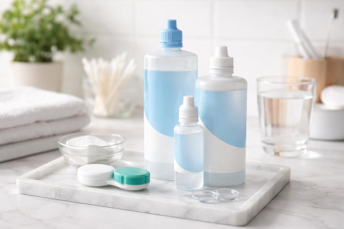 contact lens solutions and storage case UK