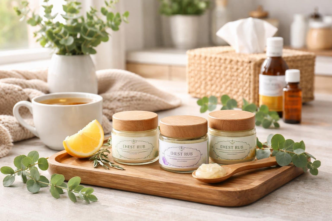 Cough and cold chest rub balm for winter comfort