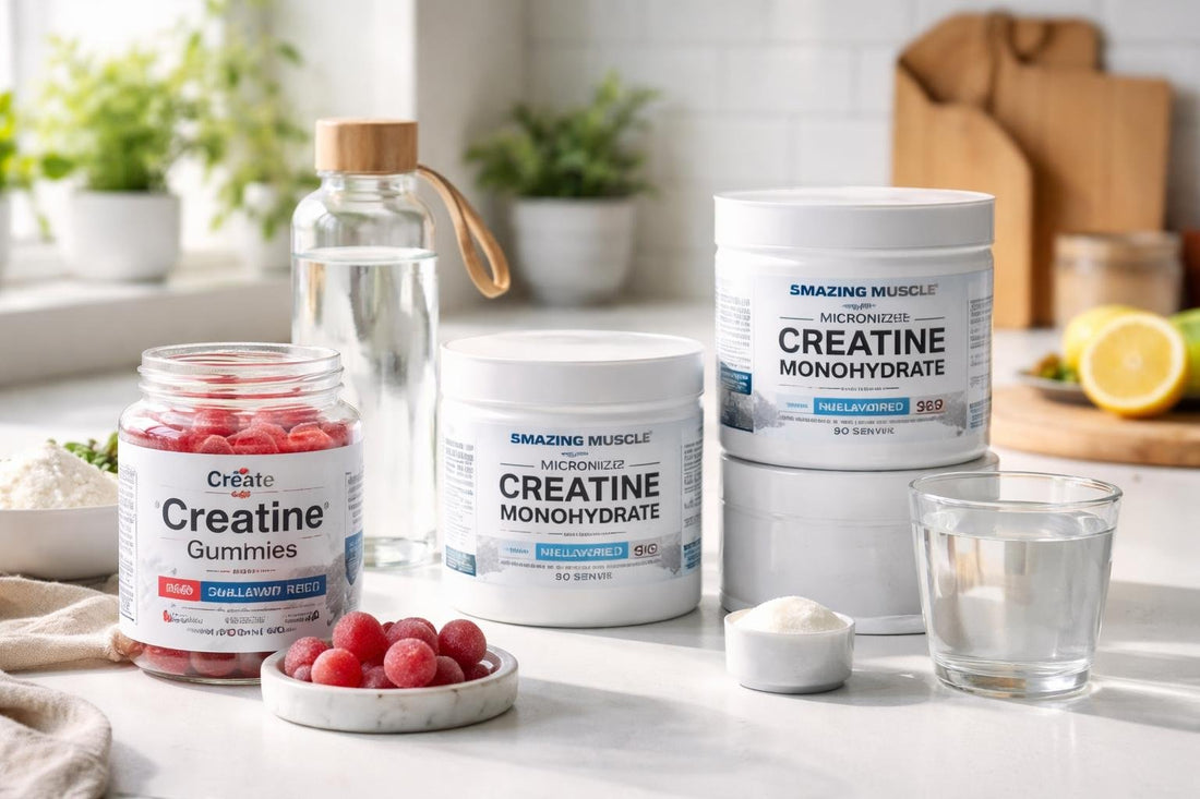 Selection of creatine supplements to reduce bloating