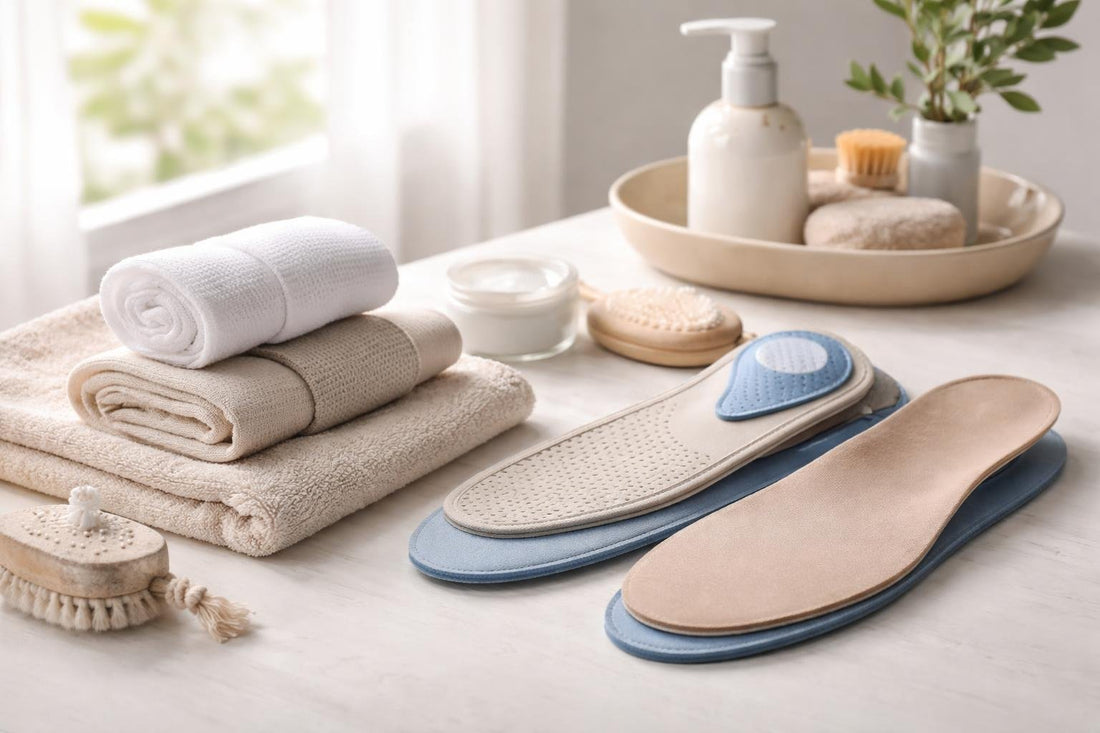 Diabetic socks and insoles for everyday foot comfort