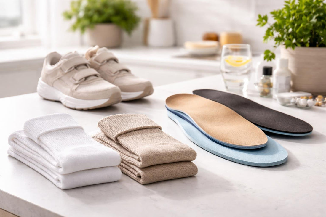 Diabetic socks and insoles for wide feet UK comfort