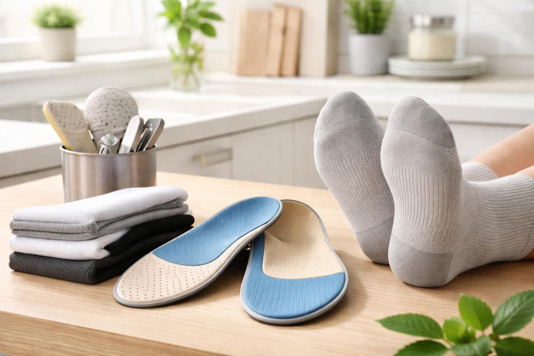 UK diabetic socks and insoles on wide feet