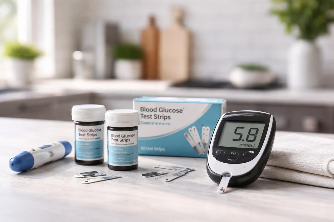 Diabetic blood glucose test strips and meter UK